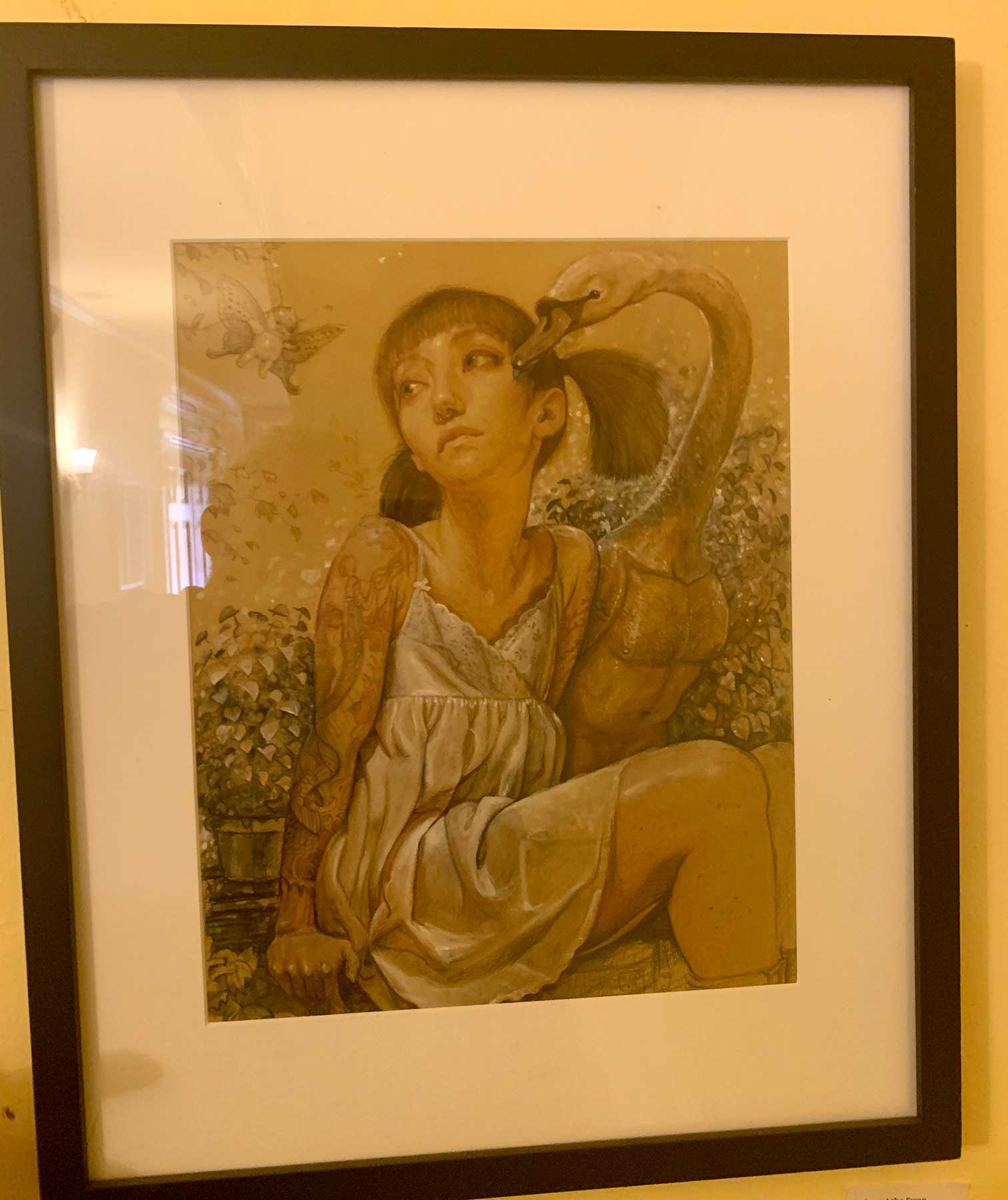 Leda And The Swan Painting